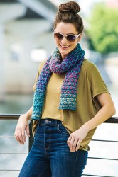 slip stitch scarf
